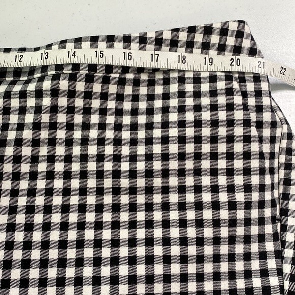 Talbots Hampshire Gingham Ankle Pants Straight Leg Stretch High Waist Soft - Picture 10 of 16